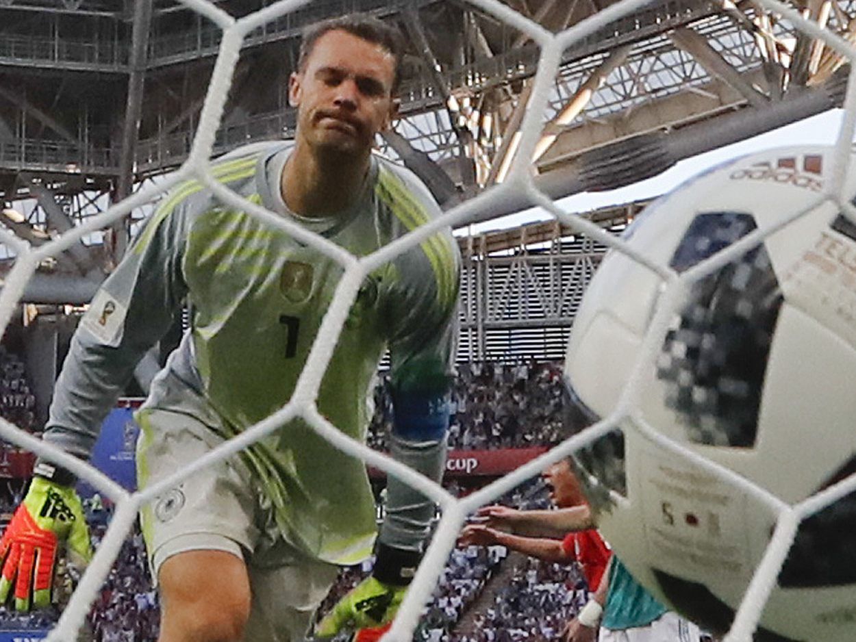 Bei der WM in Russland musste Manuel Neuer dem Ball zu oft hinterher schauen.