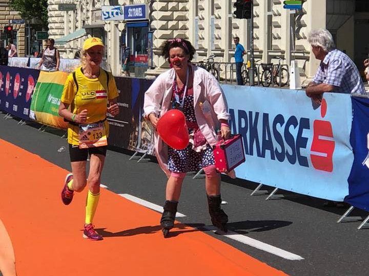 Sabine Weiland beim Zielsprint Sabine Weiland beim Zielsprint
