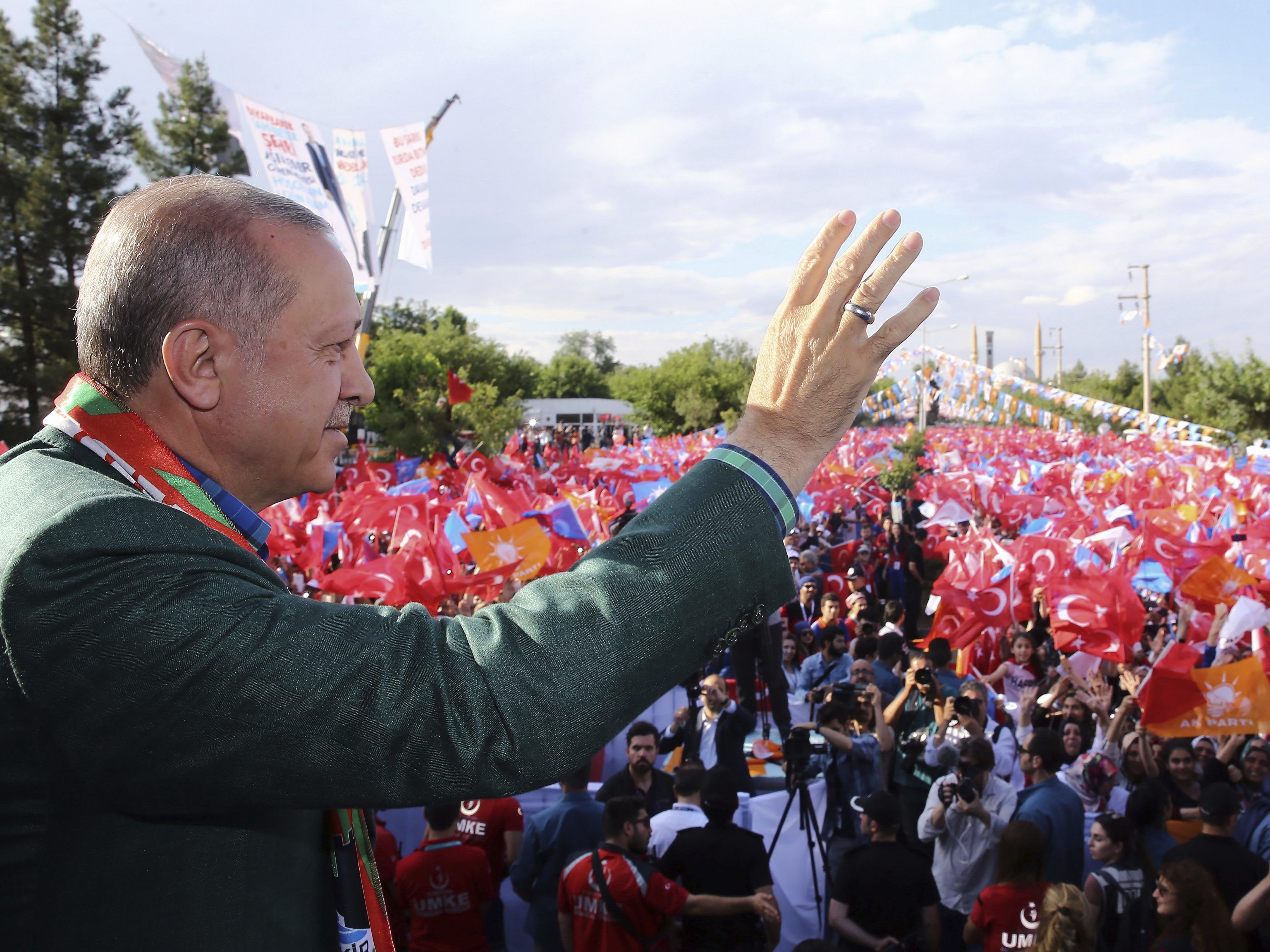 In Österreich leben rund 100.000 wahlberechtigte türkische Staatsbürger