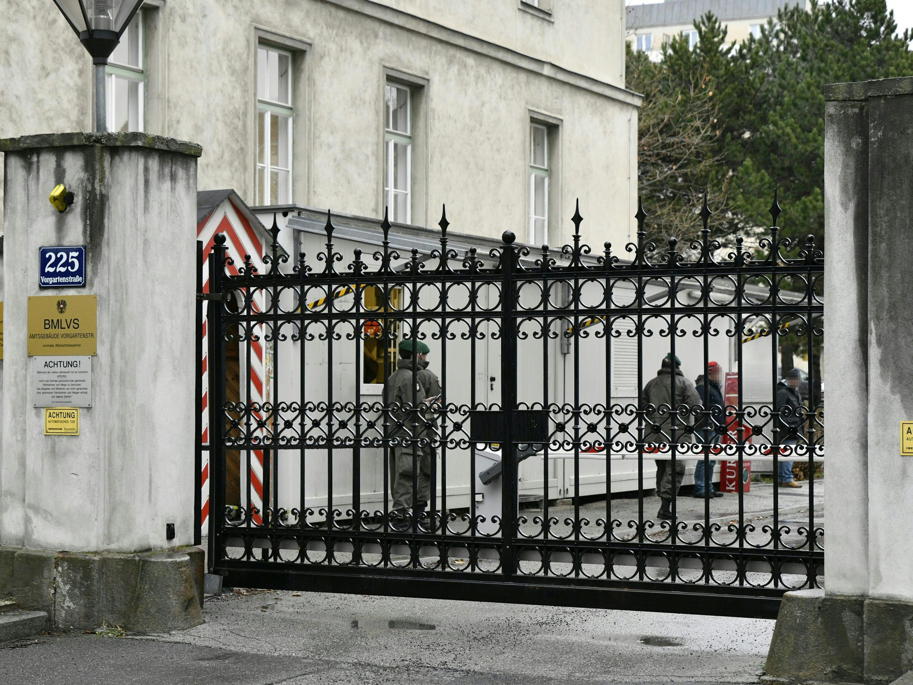 Der Rekrut wurde in der Albrechtskaserne in Leopoldstadt erschossen. Der Rekrut wurde in der Albrechtskaserne in Leopoldstadt erschossen.