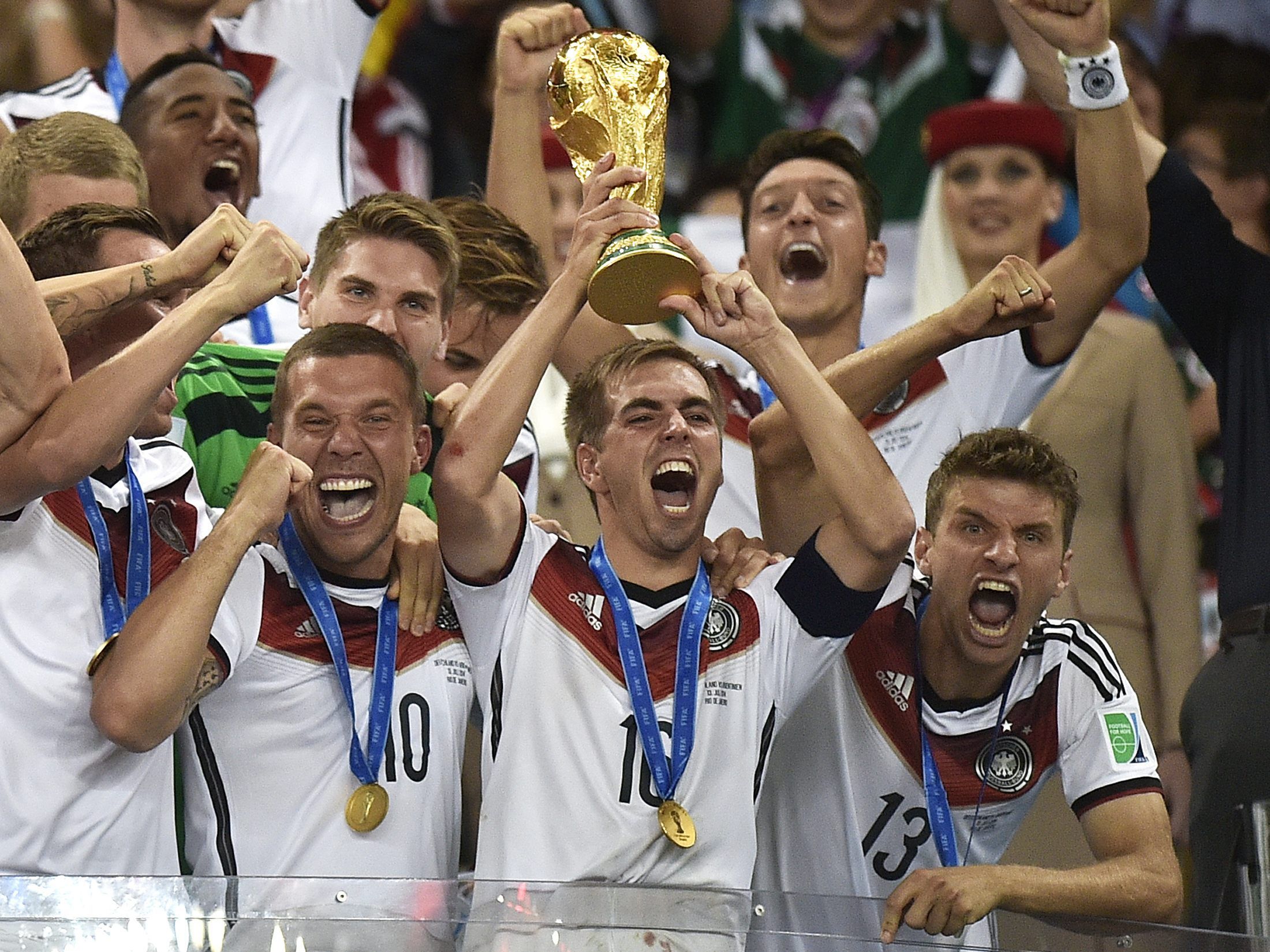 Deutschland ist der Titelverteidiger in Russland.