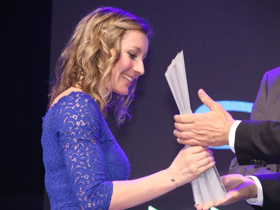 Großes Gold für Heike Eder bei der VSV Versammlung in Schoppernau Großes Gold für Heike Eder bei der VSV Versammlung in Schoppernau