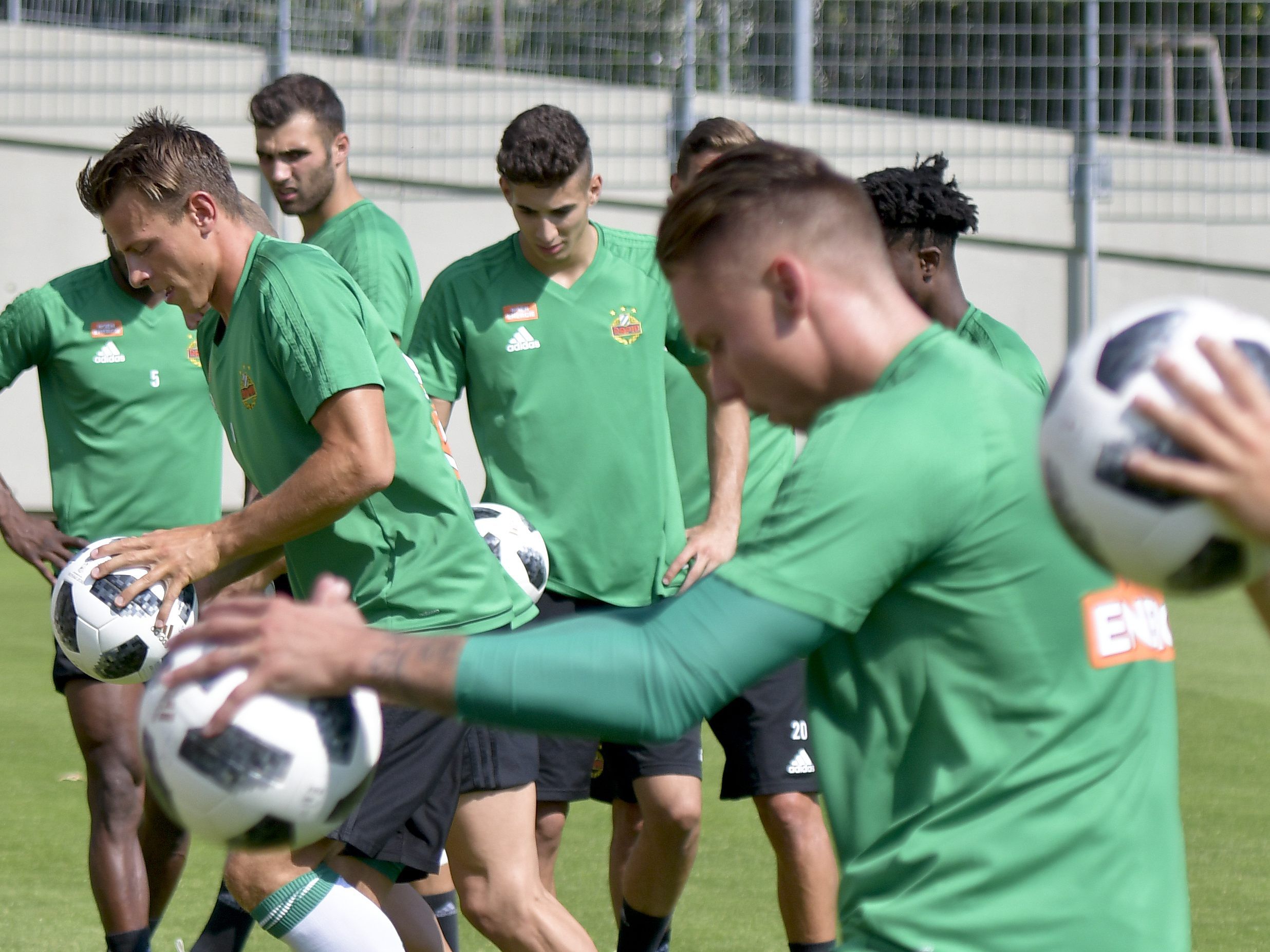 Der Trainingsauftakt von Rapid war bereits am 20. Juni.