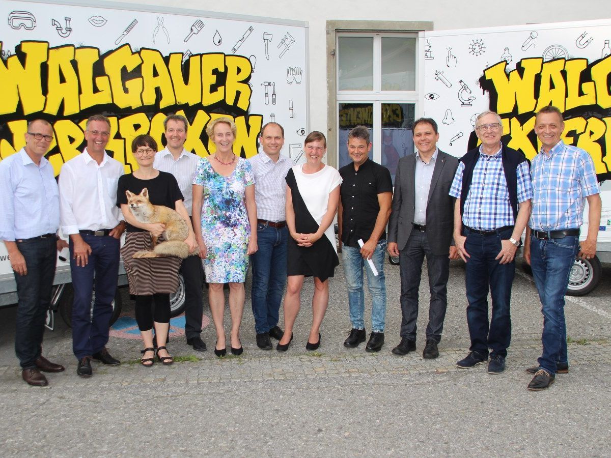 Die Walgauer Werkboxen wurden den Festgästen vorgestellt. Die Walgauer Werkboxen wurden den Festgästen vorgestellt.