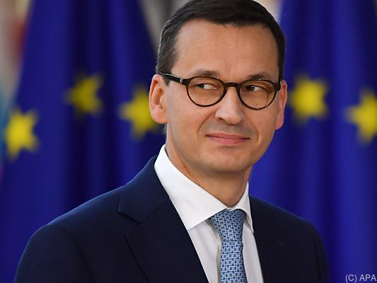 Polens Regierungschef Mateusz Morawiecki Polens Regierungschef Mateusz Morawiecki
