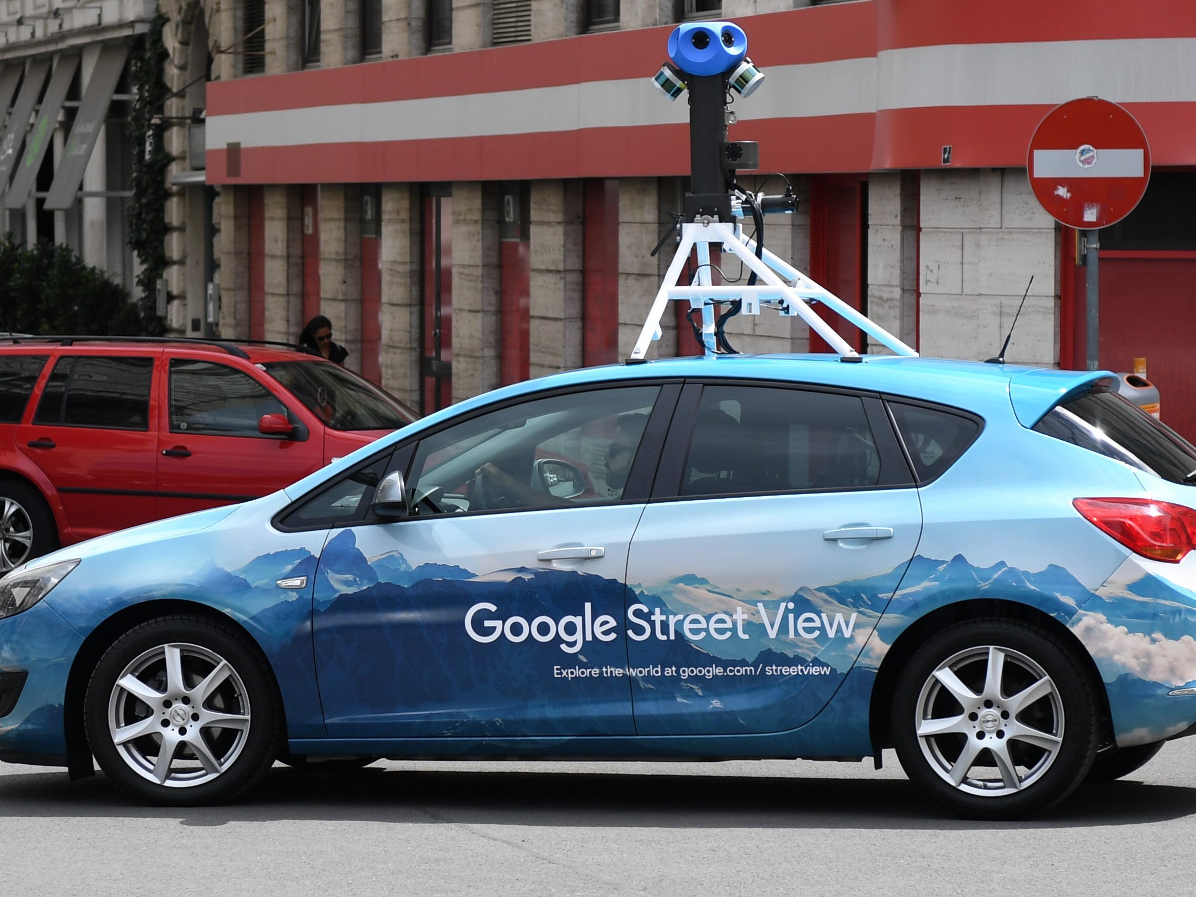 Ein Street View Auto wurde auch in Vorarlberg gesichtet