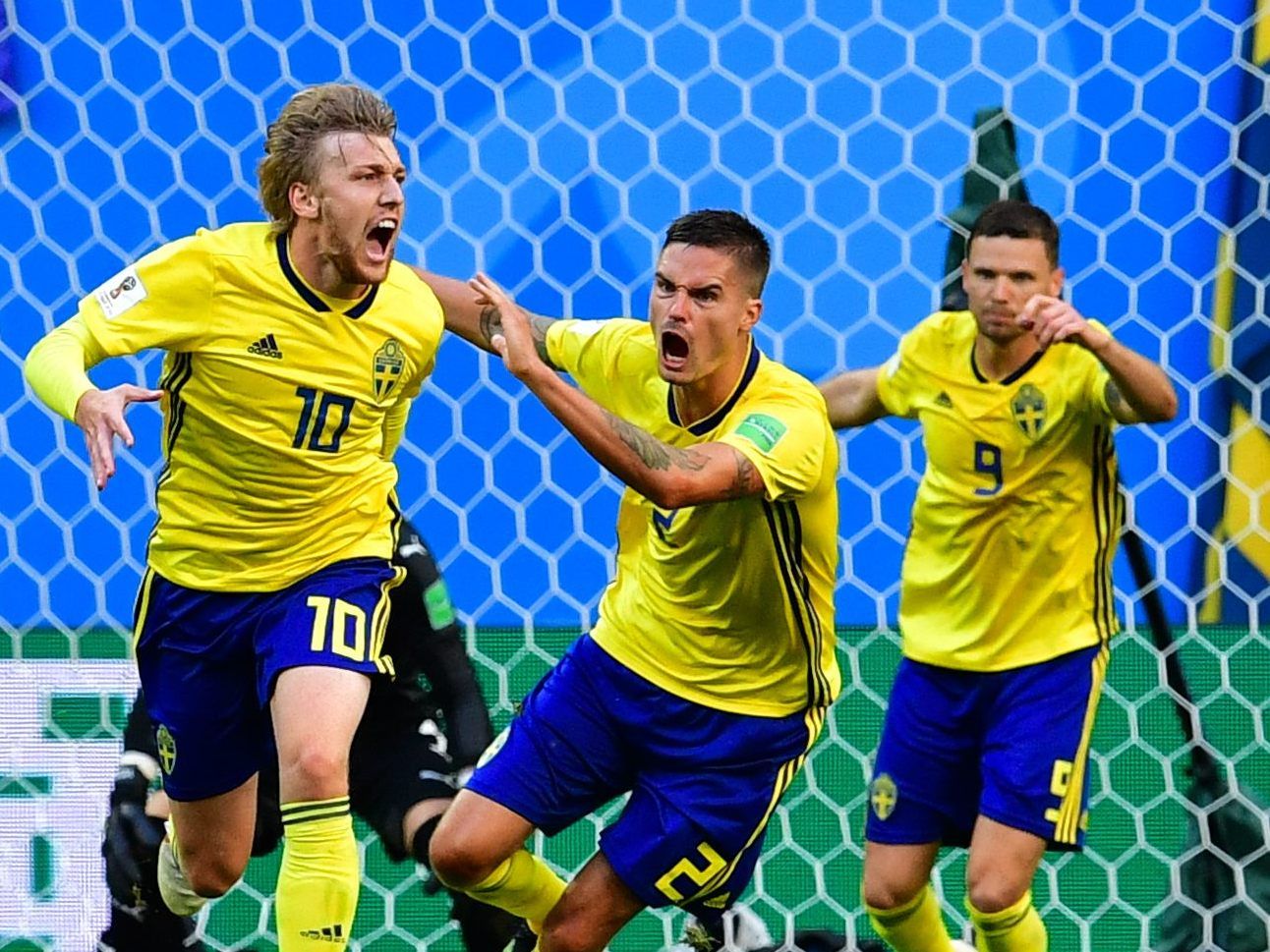 Schweden steht in Viertelfinale.