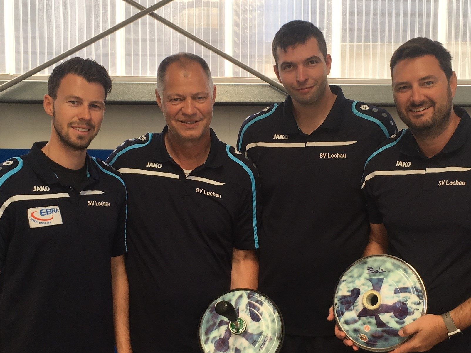 Abraham Sohm, Christoph Sohm, Patrik Plangger, Stefan Pienz v.l.n.r.