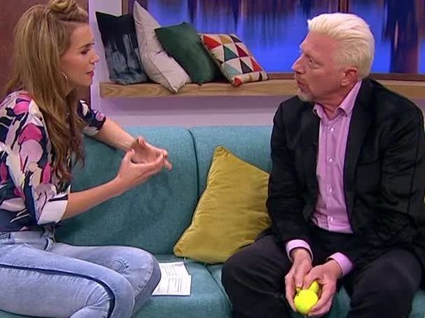 Boris Becker im Sat1-Interview.