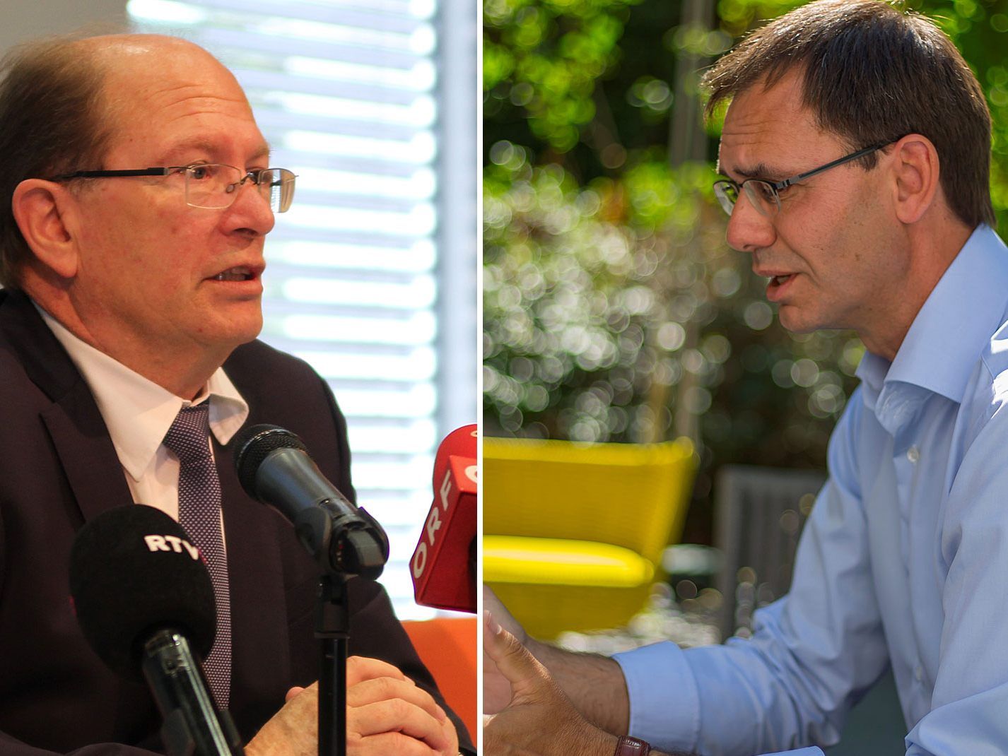 Gerhard E. Blum und LH Markus Wallner wünschen sich beide eine Rückkehr zu alten Umgangsformen in der Sozialpartnerschaft. Gerhard E. Blum und LH Markus Wallner wünschen sich beide eine Rückkehr zu alten Umgangsformen in der Sozialpartnerschaft.