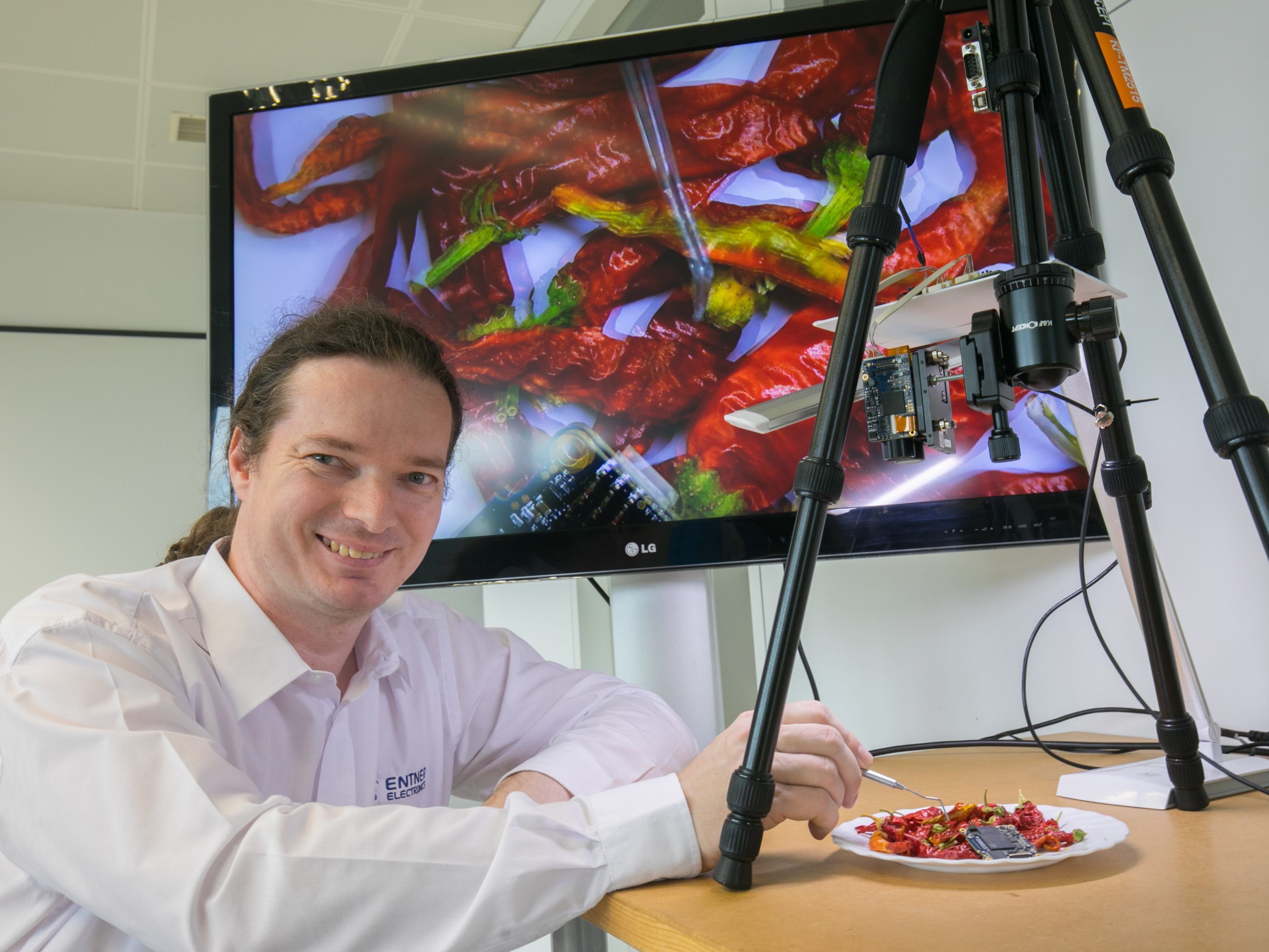 Der 3D-Versuchsaufbau bei Entner Electronics Der 3D-Versuchsaufbau bei Entner Electronics