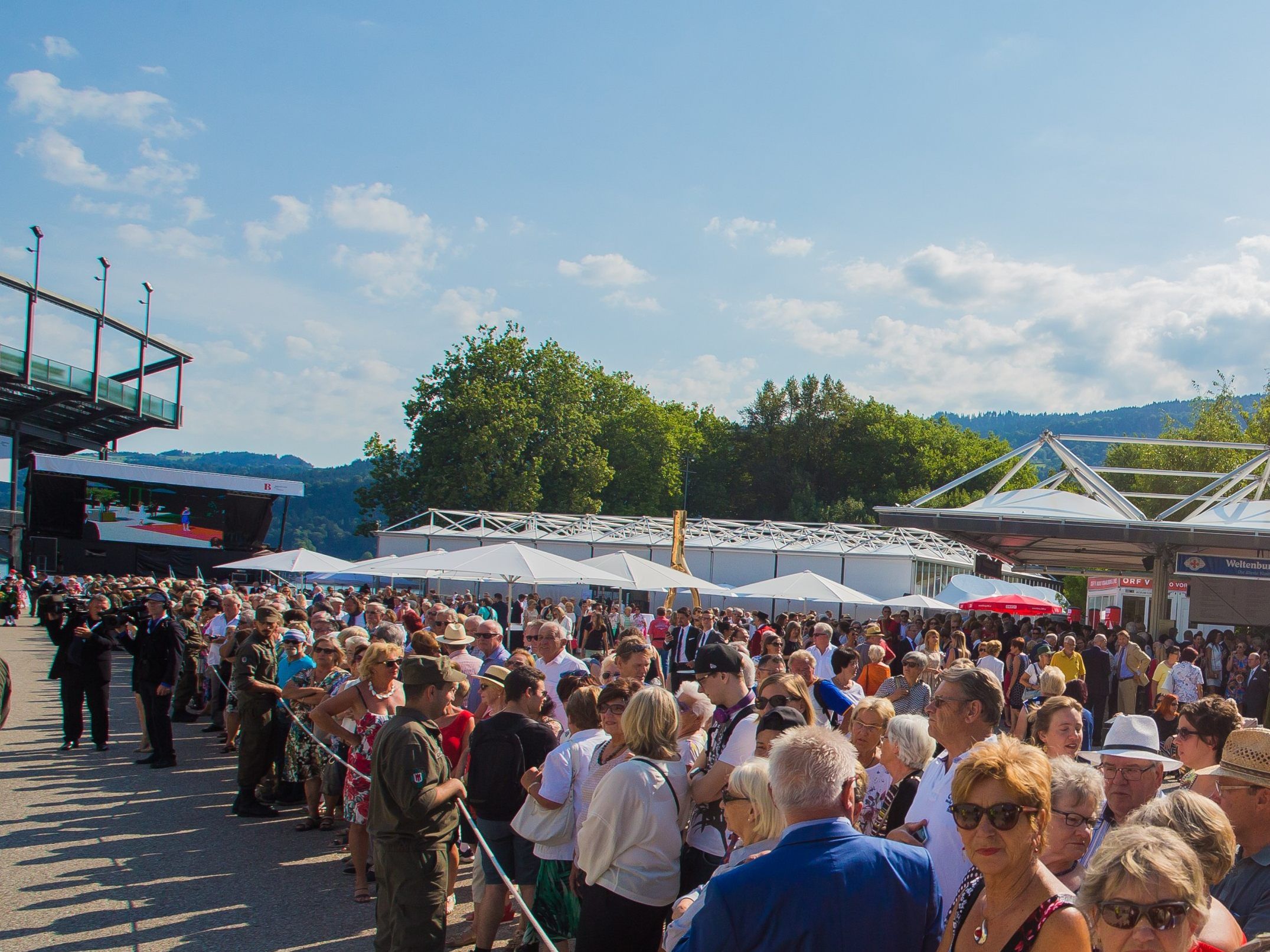 Die Festspiele dürfen sich zur Eröffnung auch 2018 wieder über ausgesprochenes Wetterglück freuen.