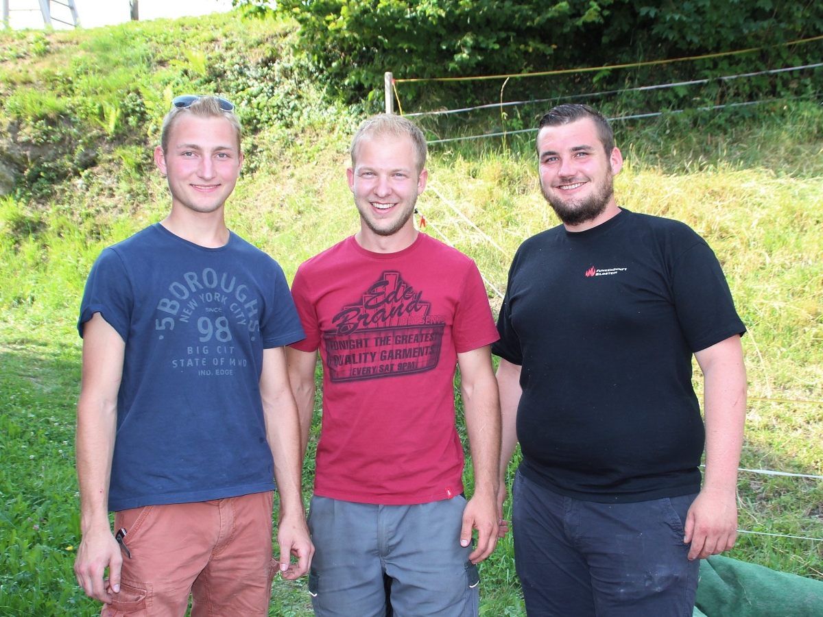 Organisationsteam: Florian Nenning, Mathias Lenz und Marcel Gunz.