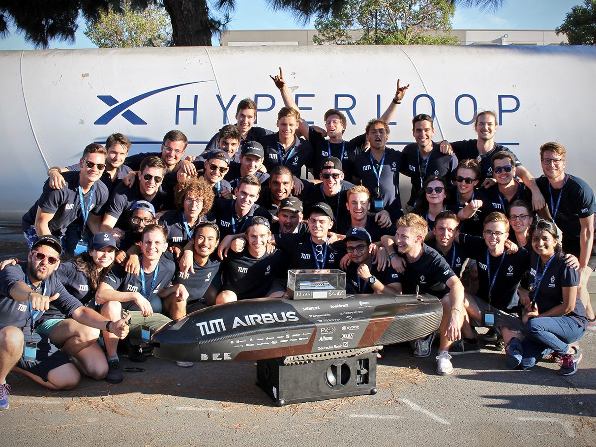 Getzner gratuliert: Die Gewinner des SpaceX Hyperloop Pod Competition 2018.