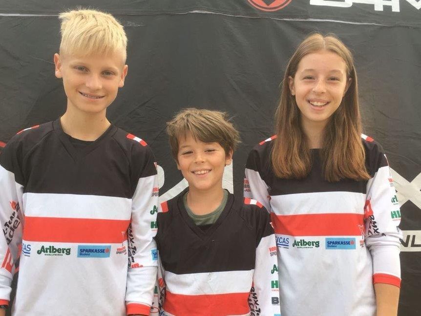 Bjarne Schedler, Valentin und Hannah Muther (v.l.) Bjarne Schedler, Valentin und Hannah Muther (v.l.)