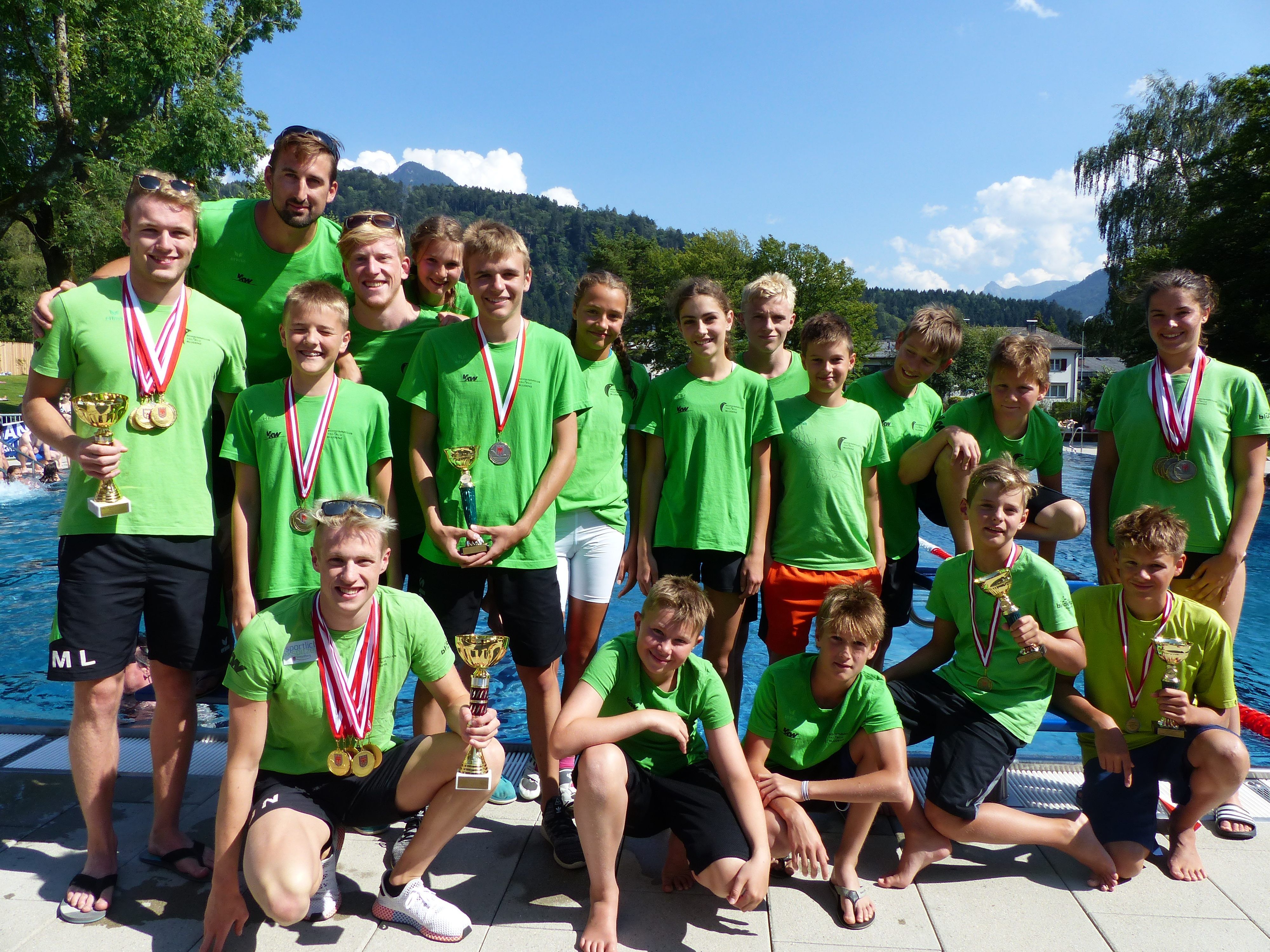 Reiche Ausbeute für Bludenzer Schwimmer Reiche Ausbeute für Bludenzer Schwimmer