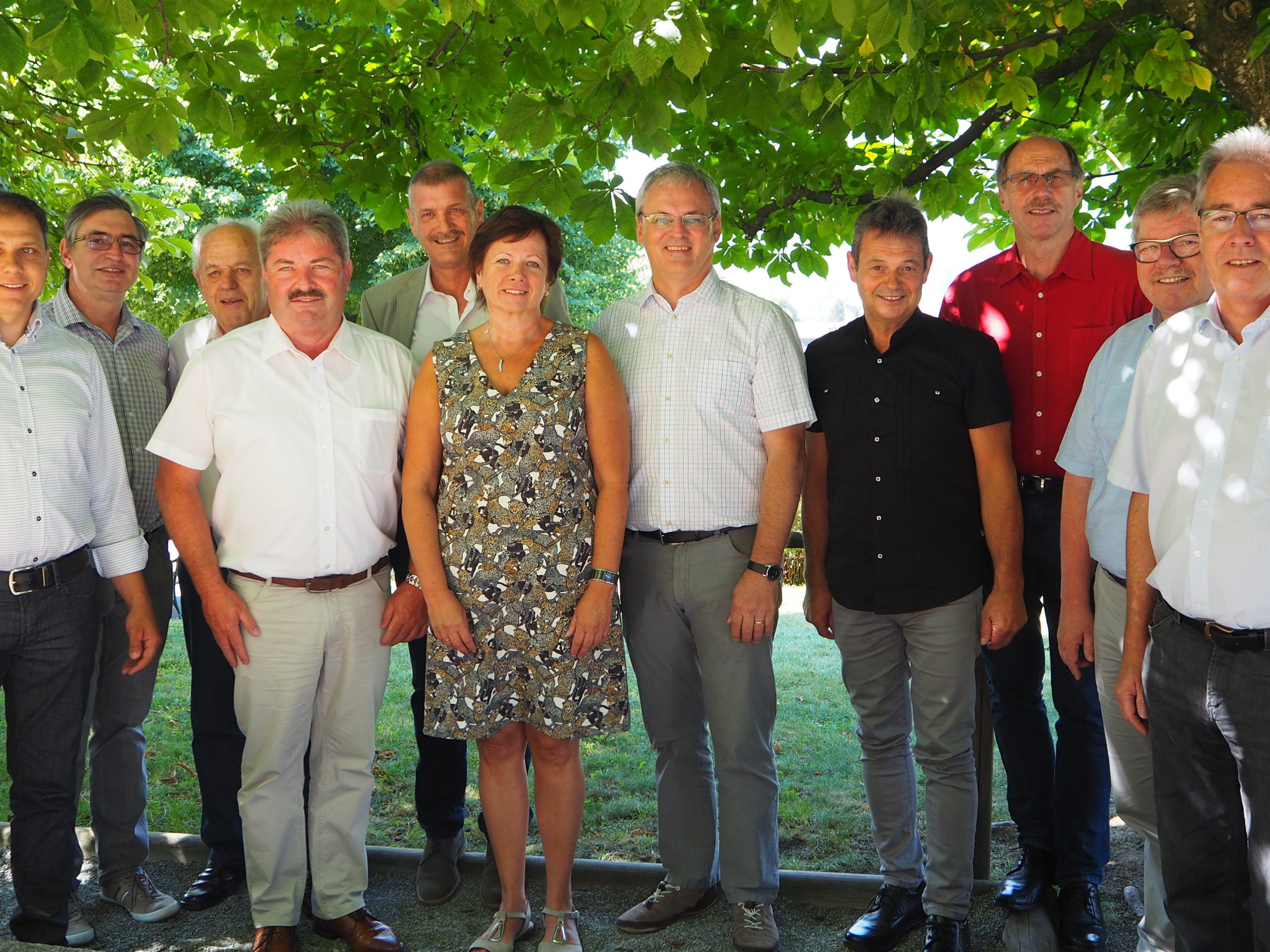 LT-Abgeordneter Markus Hartmann, GF Mario Bettega, Alt-BM Alfred Burtscher(Satteins), BM Gerold Mähr (Düns), BM Anton Metzler (Satteins), BM Gabriele Mähr (Schlins), LT-Präsident Harald Sonderegger, BM Walter Rauch (Dünserberg), BM Anton Mähr (Schnifis), BM Anton Gohm (Röns), BM Helmut Lampert (Göfis) LT-Abgeordneter Markus Hartmann, GF Mario Bettega, Alt-BM Alfred Burtscher(Satteins), BM Gerold Mähr (Düns), BM Anton Metzler (Satteins), BM Gabriele Mähr (Schlins), LT-Präsident Harald Sonderegger, BM Walter Rauch (Dünserberg), BM Anton Mähr (Schnifis), BM Anton Gohm (Röns), BM Helmut Lampert (Göfis)