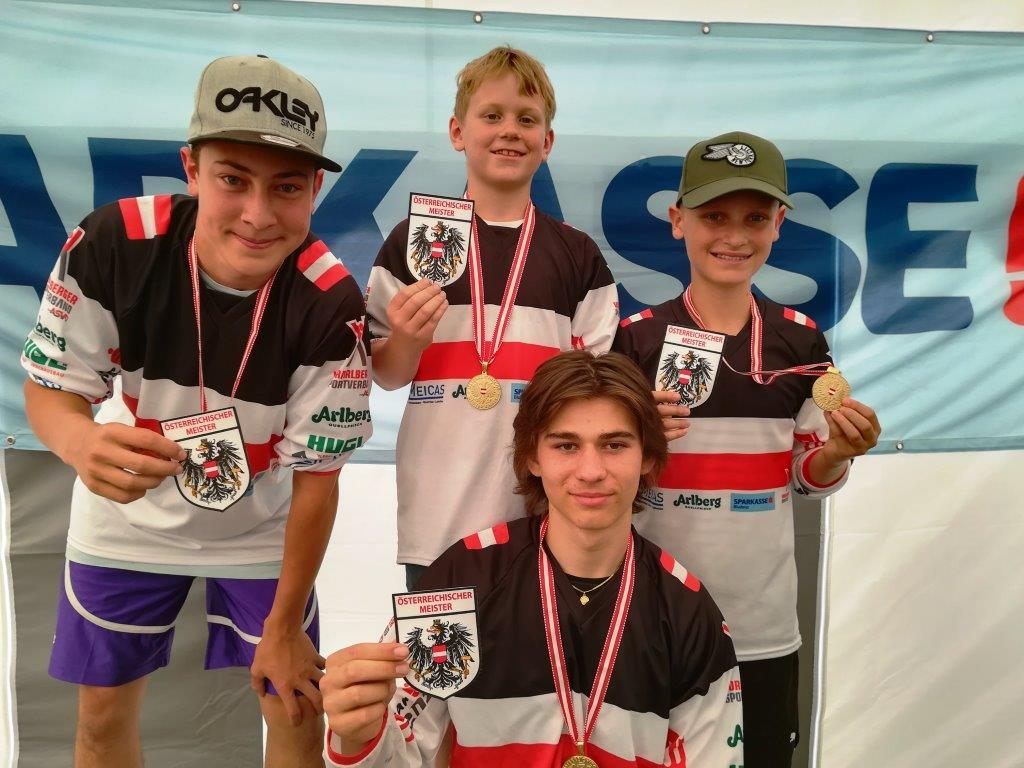 Die Bludenzer Österreichischen BMX-Meister 2018 Die Bludenzer Österreichischen BMX-Meister 2018