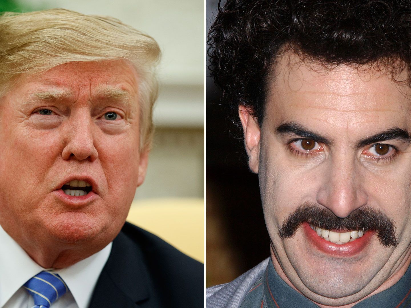 Nächste Runde im Streit zwischen Donald Trump und Sacha Baron Cohen. Nächste Runde im Streit zwischen Donald Trump und Sacha Baron Cohen.