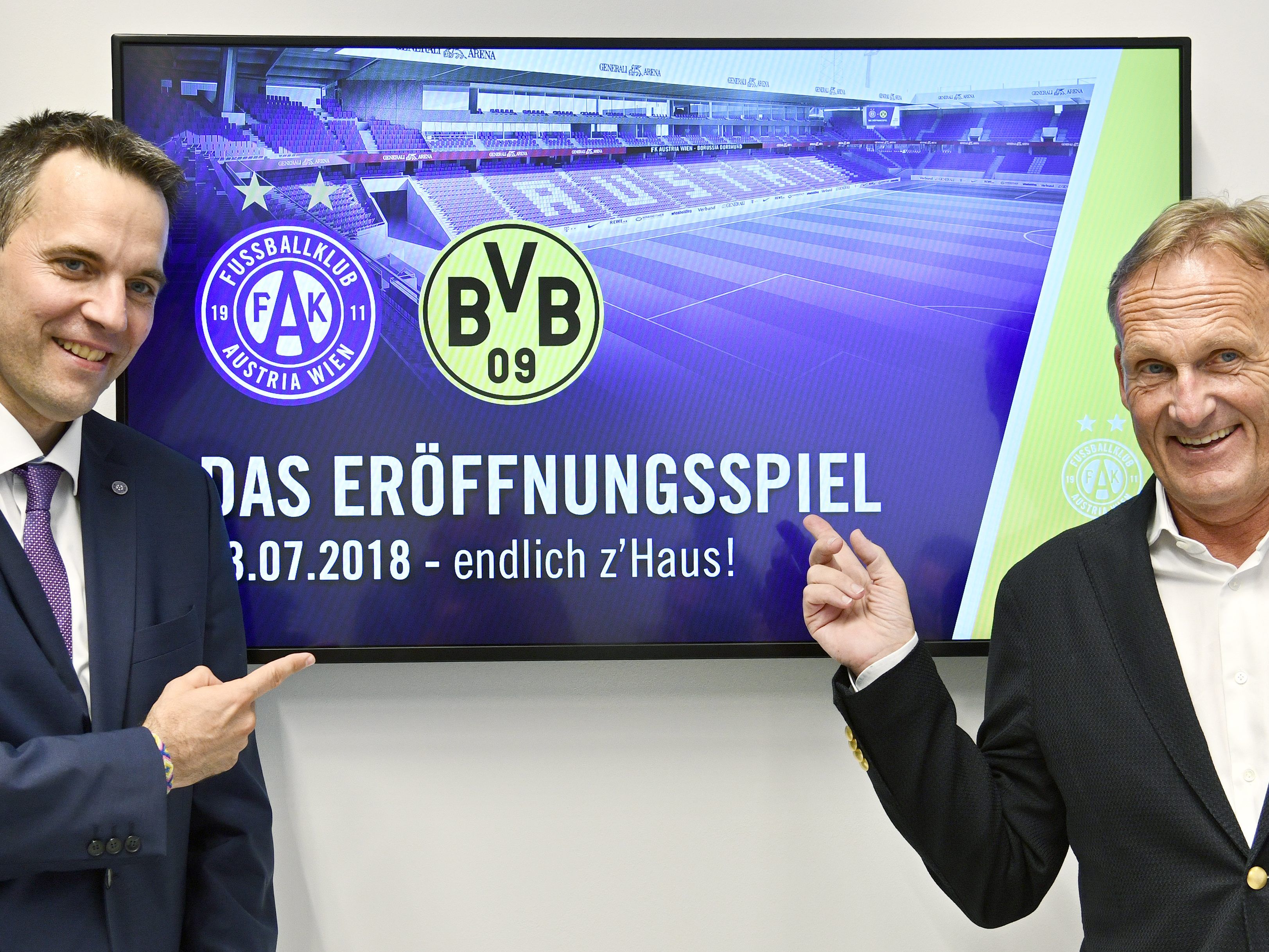 Borussia Dortmund zu Gast bei Austria Wien.