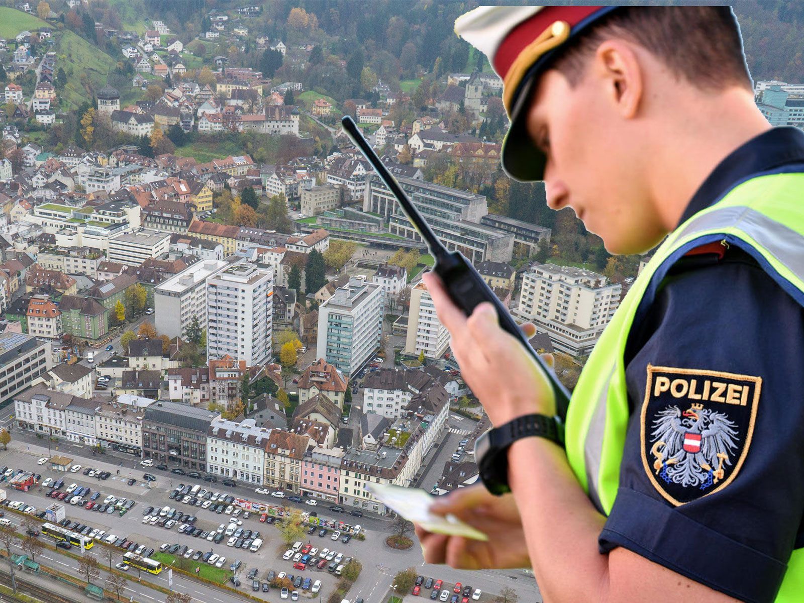 In Wien durch Beamte der Bundespolizei verhaftet