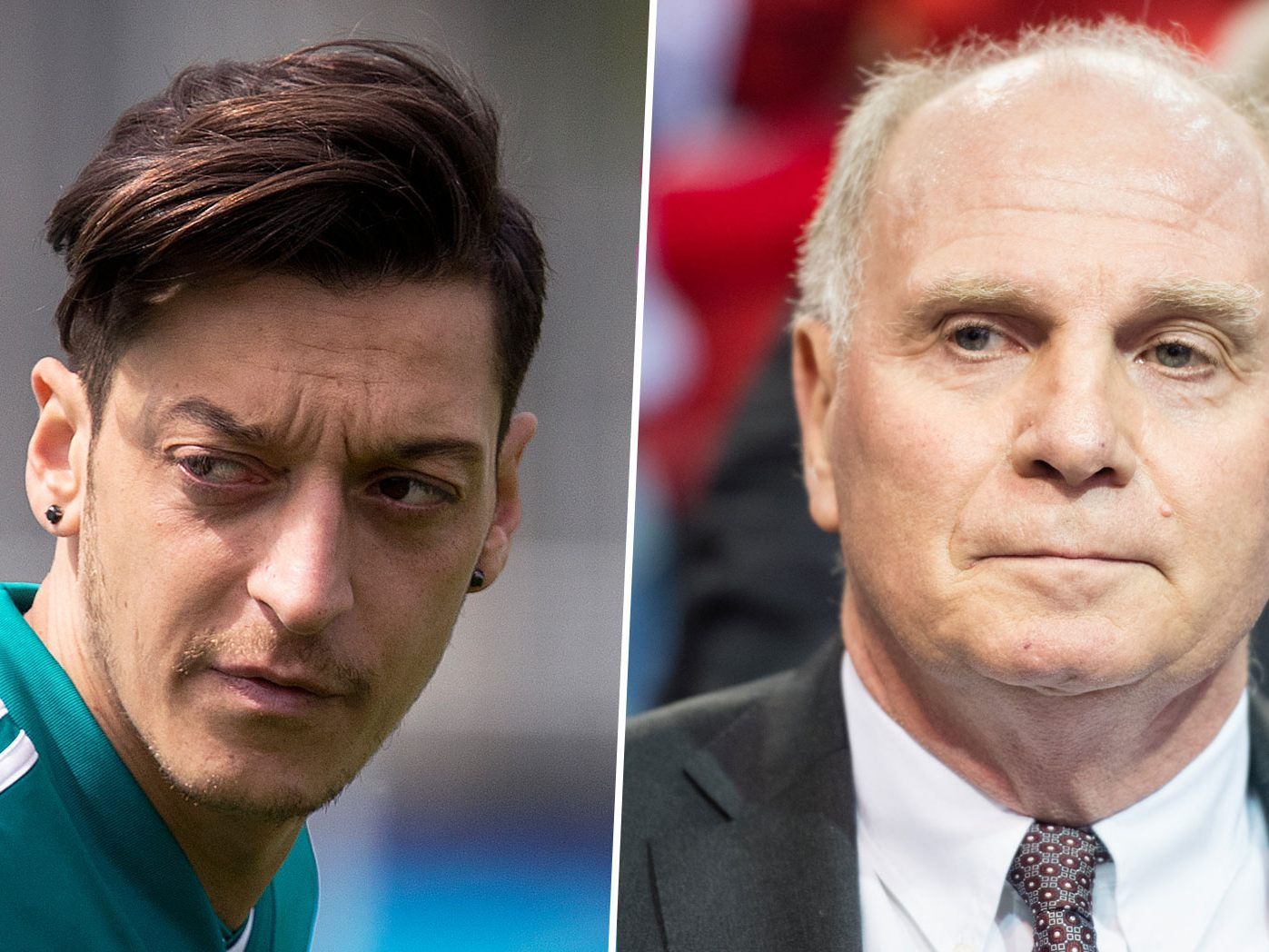 Nachdem Özil seinen Rücktritt bekannt gab, gibt es jetzt heftige Kritik von Bayern-Boss Hoeneß.