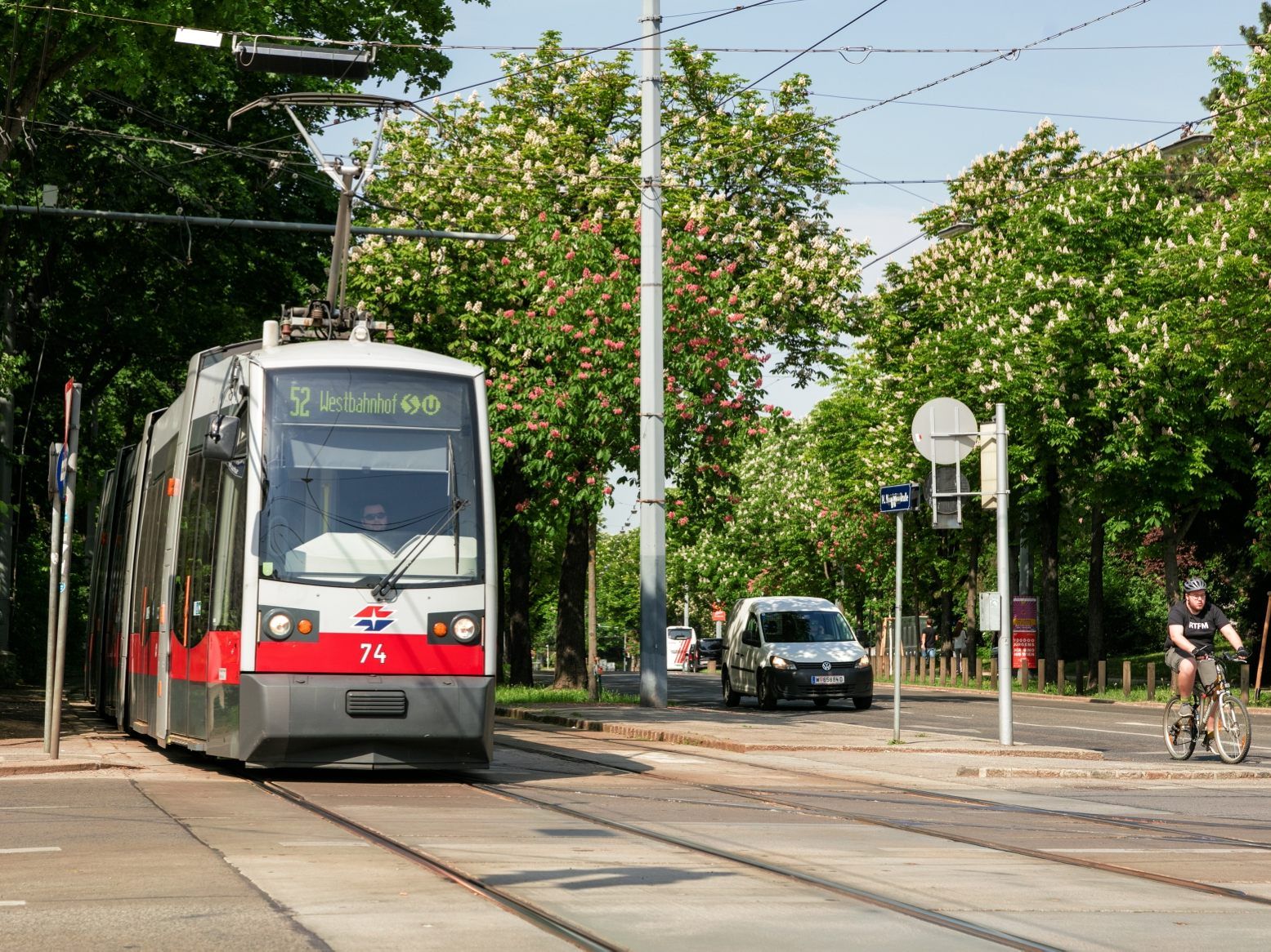Der junge Mann wurde von der Straßenbahn leicht verletzt.