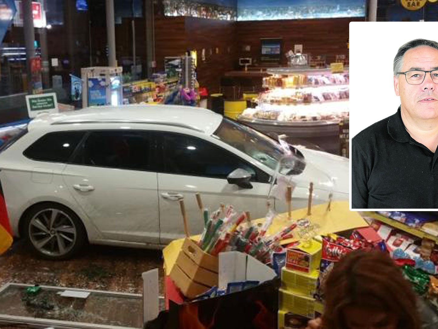Der Schaden an Shop, Waschanlage und Waren beläuft sich auf 150.000 Euro. Der Schaden an Shop, Waschanlage und Waren beläuft sich auf 150.000 Euro.
