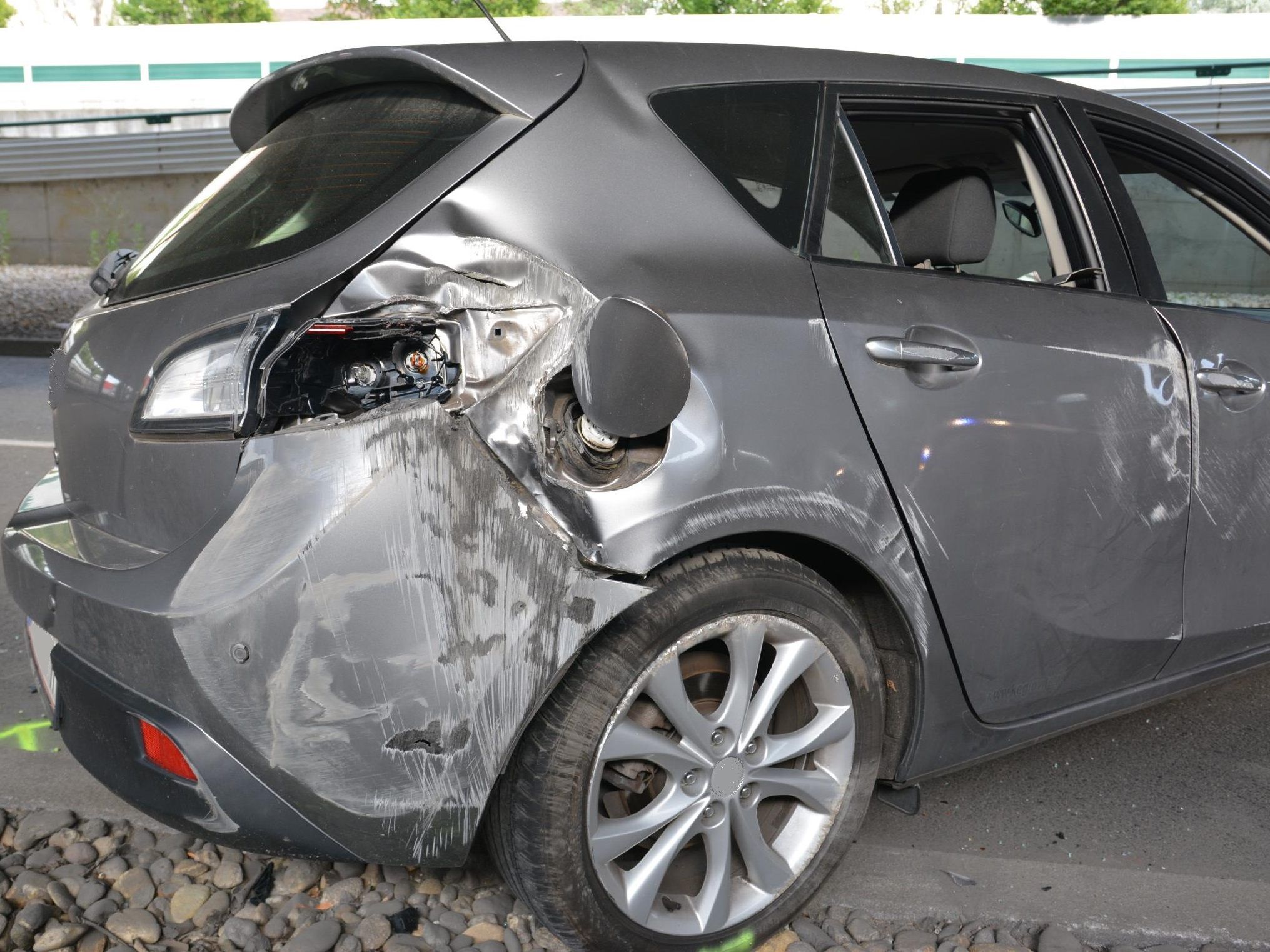 Nach dem Unfall kam es zur Sperre der Katsushikastraße in Wien-Floridsdorf.