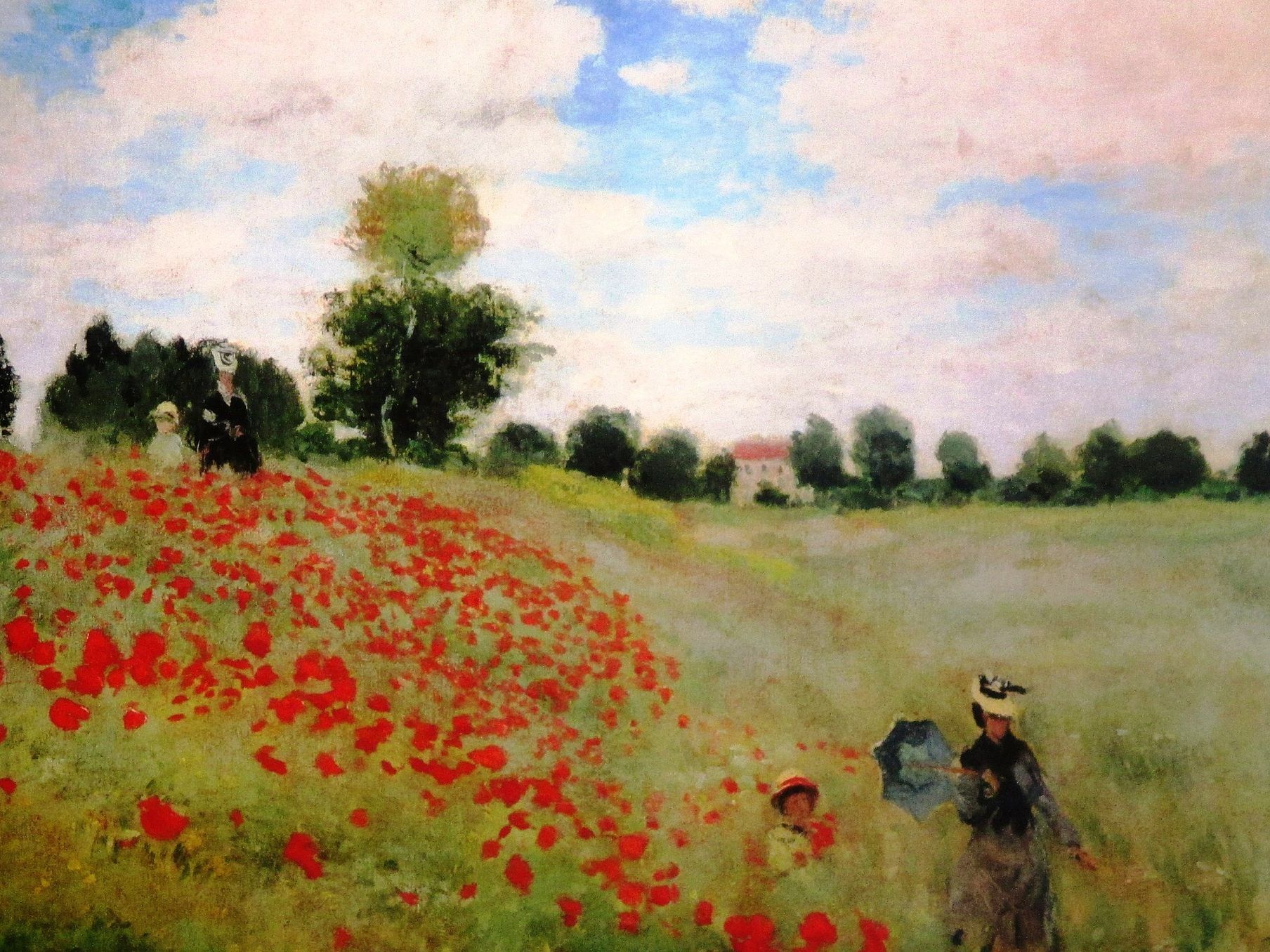 Mohnfeld bei Argenteuil (1873): Öl auf Leinwand. Die Ausstellung in der Wiener Albertina ist ganz dem Impressionisten Claude Monet gewidmet.