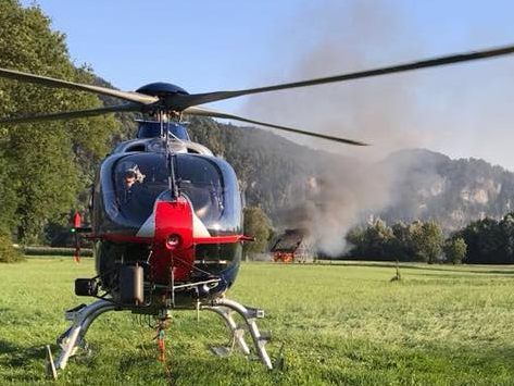 "Libelle" beteiligte sich an Löscharbeiten