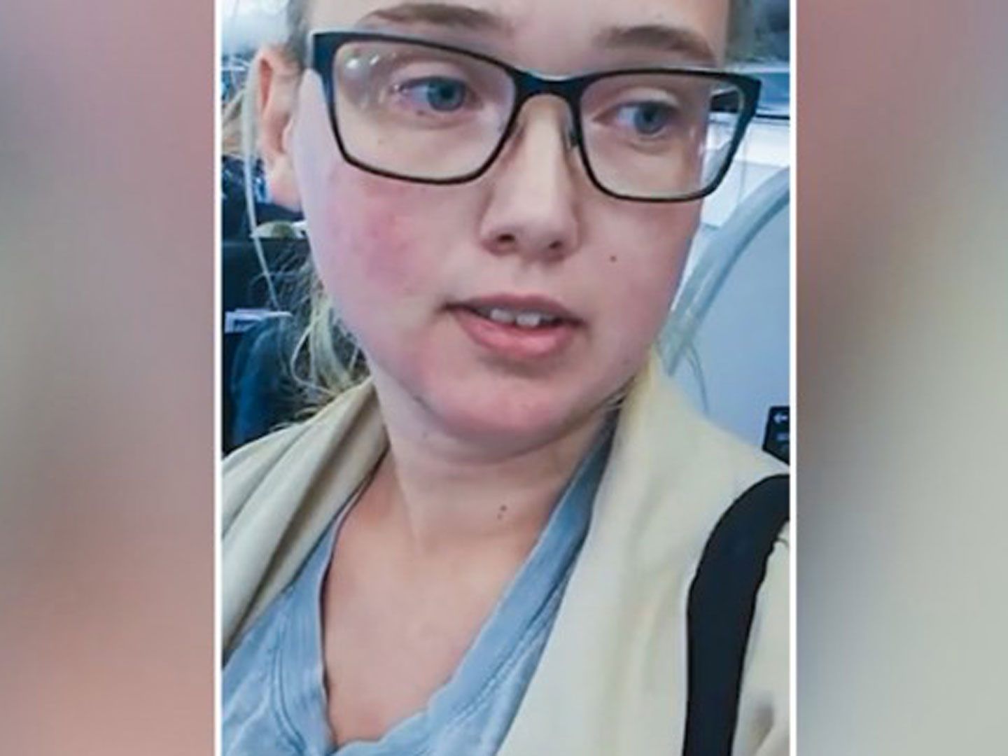 Die junge Schwedin filmte die Aktion.