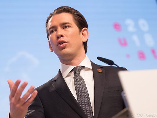 Kanzler Kurz möchte "eine europäische Lösung mit einem Systemwechsel"