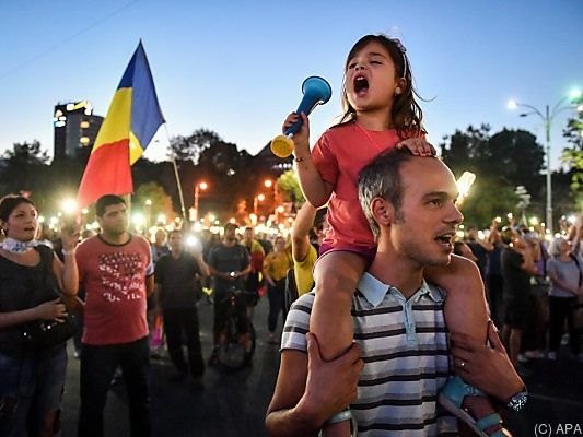 Viele Protestanten kamen auch mit Kindern