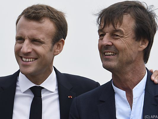 Nicolas Hulot (r.) verlässt das Team von Macron Nicolas Hulot (r.) verlässt das Team von Macron