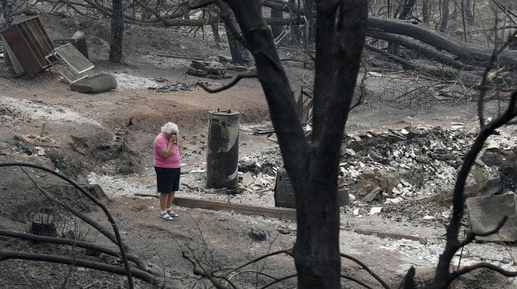 Die Einwohner von Reddit trauern, etwa 1.600 Häuser wurden durch das Feuer zerstört.