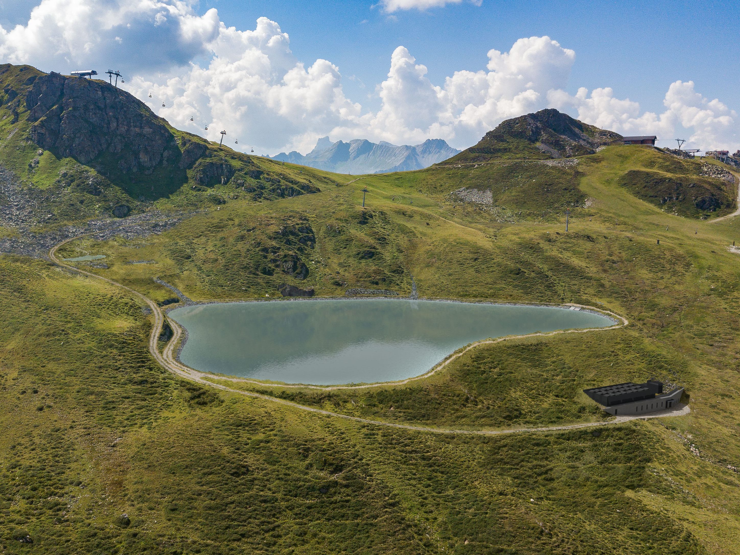 So soll der Speichersee später aussehen. So soll der Speichersee später aussehen.