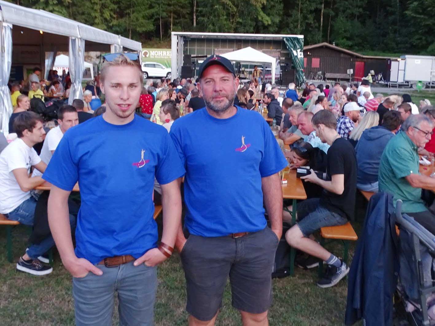 Galgenbrüder-Obmann Matthias Brotzge (r.) und sein StV. Alexander Fenkart. Galgenbrüder-Obmann Matthias Brotzge (r.) und sein StV. Alexander Fenkart.