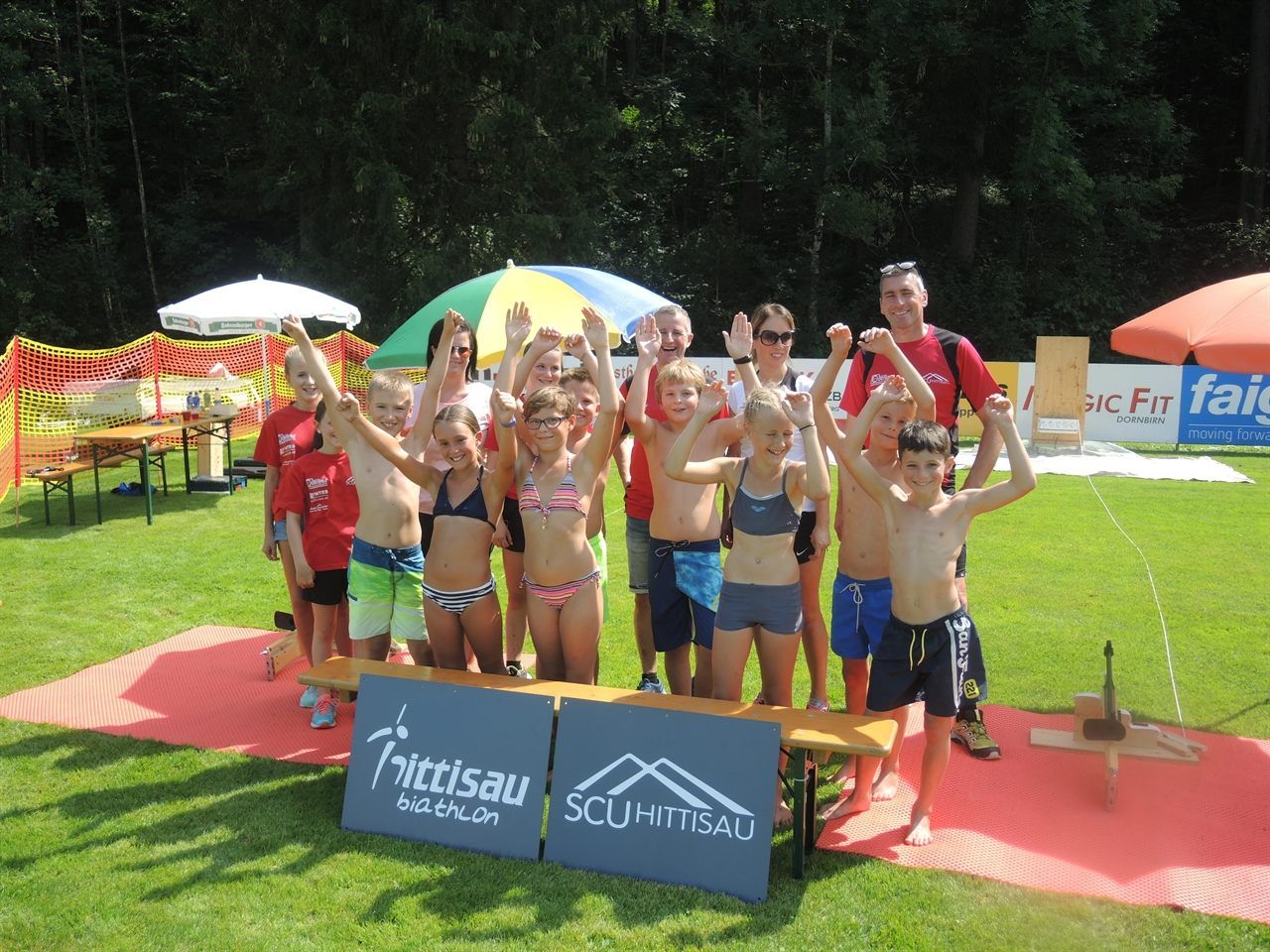 Kinder Biathlongruppe aus Hittisau Kinder Biathlongruppe aus Hittisau
