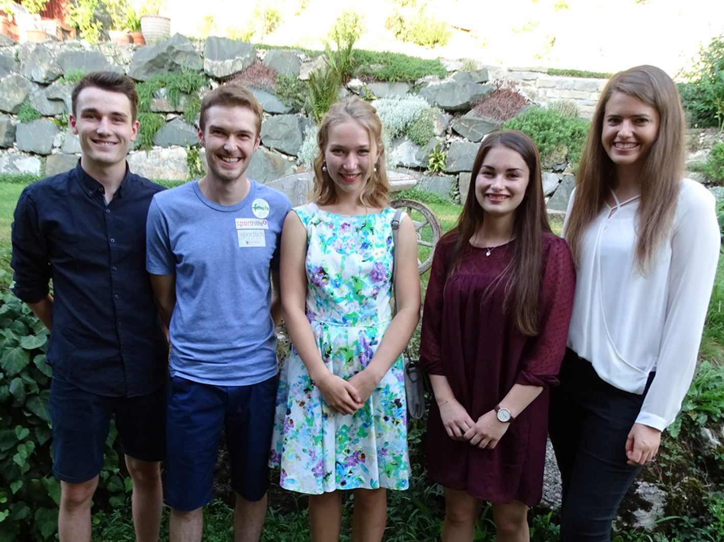 Die WM-Teilnehmer, PatrickDiem, Thomas Mathis, Verena Zaisberger, Sheileen Waibel und Marlene Pribitzer (v.l.)