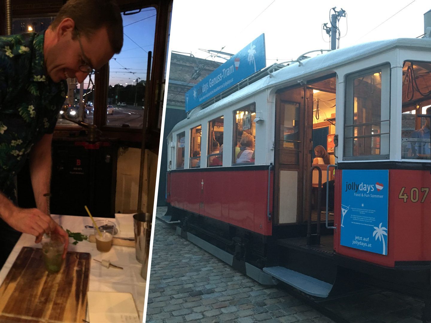 Wir haben die neue Wiener Cocktail-Tram gestestet. Wir haben die neue Wiener Cocktail-Tram gestestet.