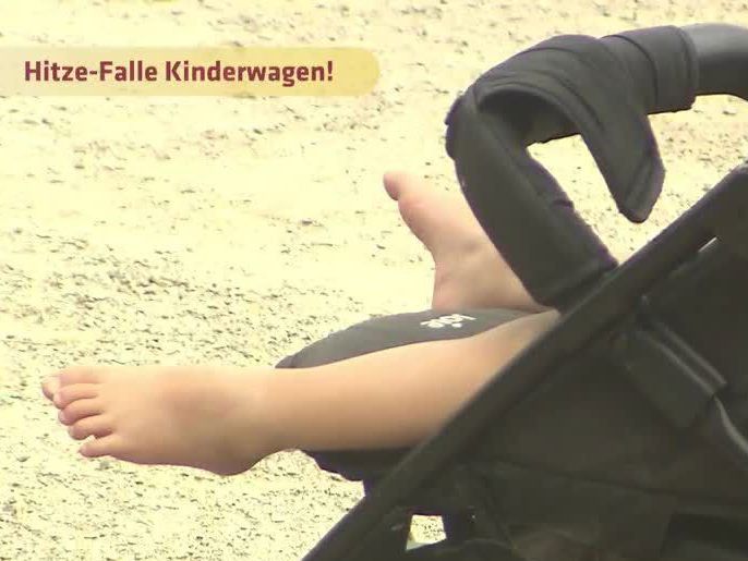 Kinderwagen mit einem Tuch abdecken ist alles andere als sicher