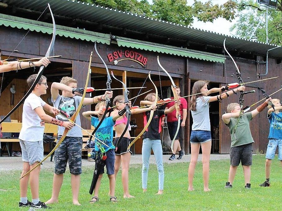 Nachwuchs des Bogenschießvereins Götzis