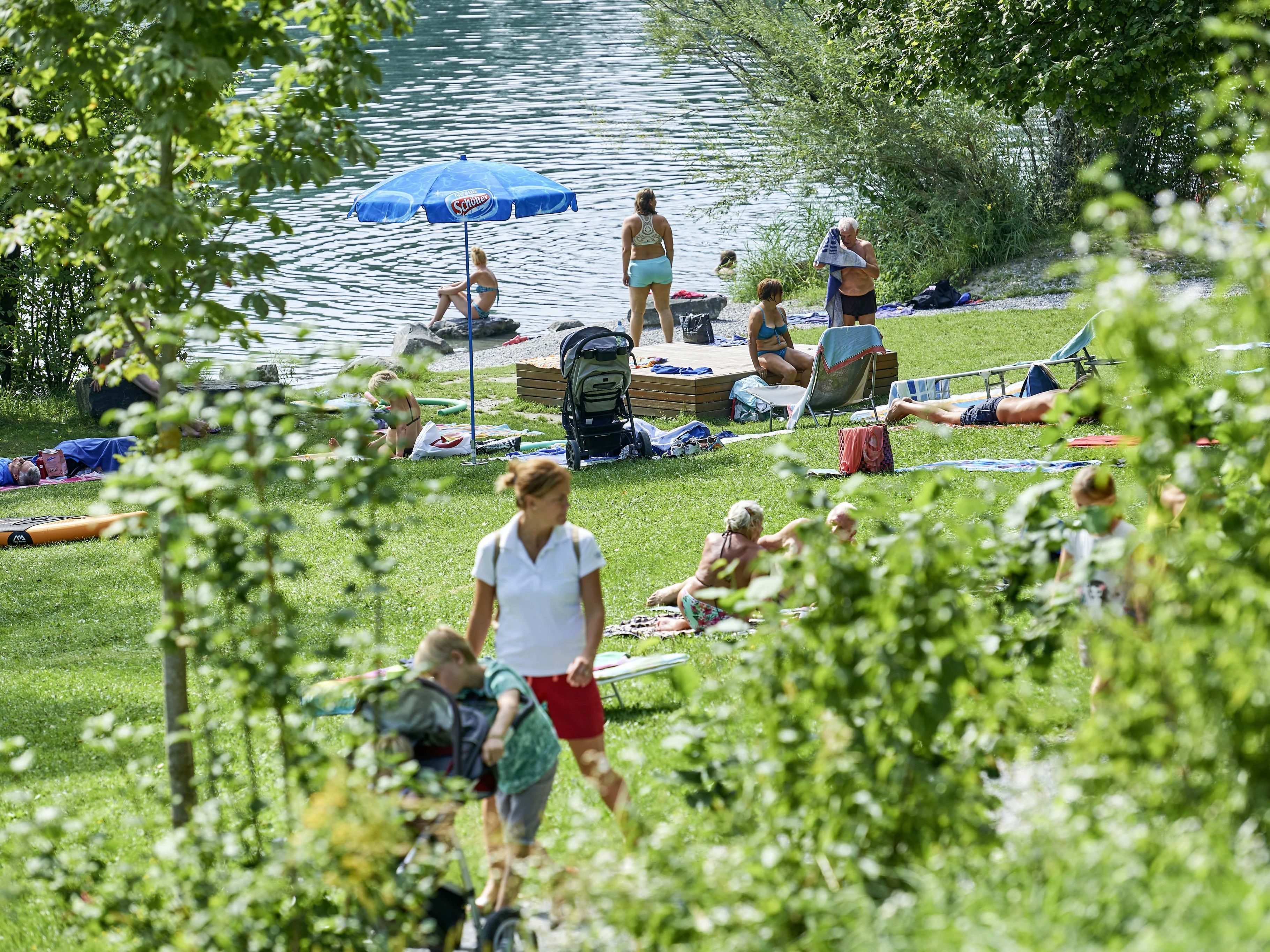 Der Naturpark Alter Rhein lädt im Sommer zum Baden und Verweilen ein. Der Naturpark Alter Rhein lädt im Sommer zum Baden und Verweilen ein.
