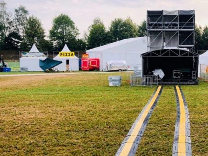 Es kann los gehe: Das Szene Openair Festival-Gelände erwartet seine ersten Besucher. Es kann los gehe: Das Szene Openair Festival-Gelände erwartet seine ersten Besucher.