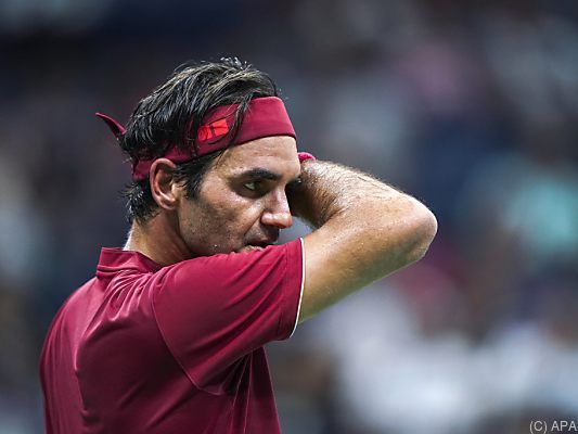 Enttäuschung bei Roger Federer