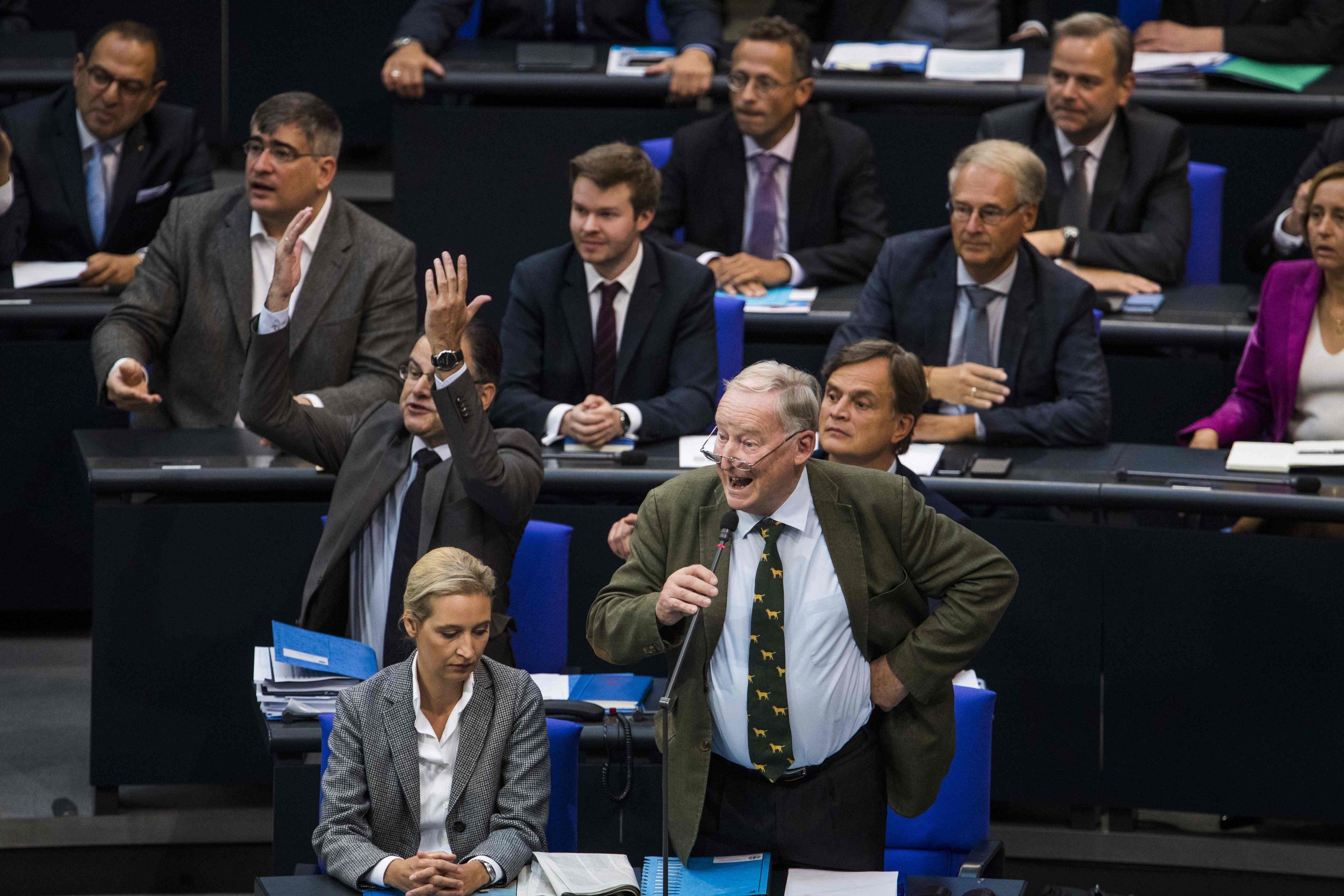 Gauland ließ Schulz' Wutrede nicht auf sich sitzen.