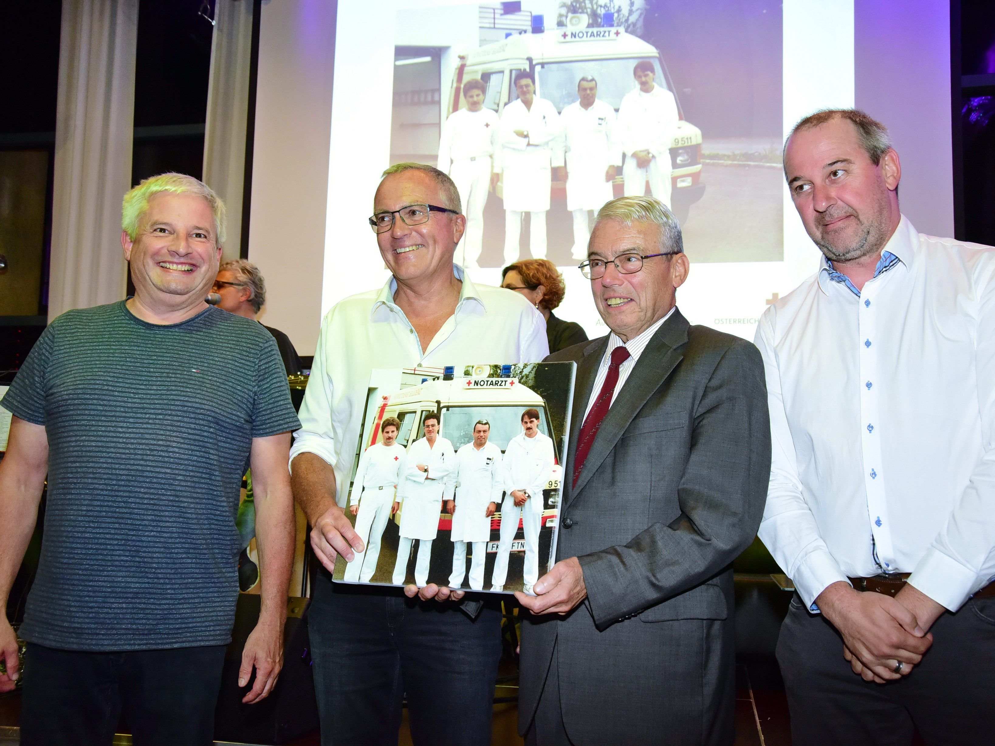 Pioniere der ersten Stunde feierten 25 Jahre Notarztdienst in Bludenz. Pioniere der ersten Stunde feierten 25 Jahre Notarztdienst in Bludenz.