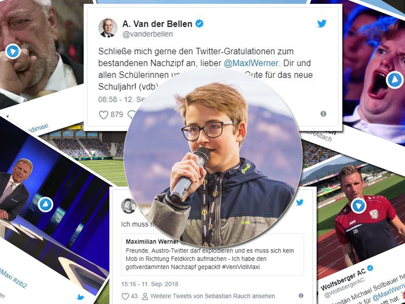 Maximilian Werners bestandene Latein-Nachprüfung war einen Tag lang das Thema in Twitter-Österreich.