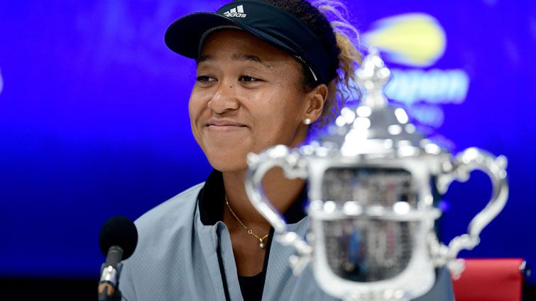 Naomi Osaka hatte nach ihrem 1. Grand-Slam-Titel leicht lachen.